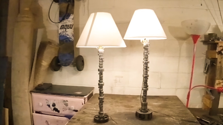 How To Make a Camshaft Lamp
