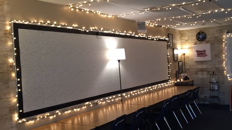 How to Hang String Lights in Classroom